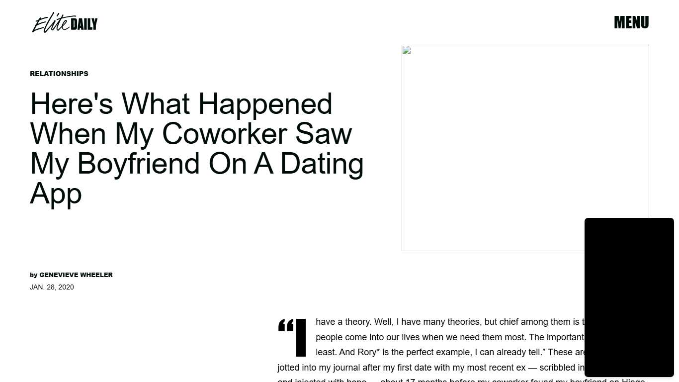 My Coworker Found My Boyfriend On A Dating App & Here's What Happened Next