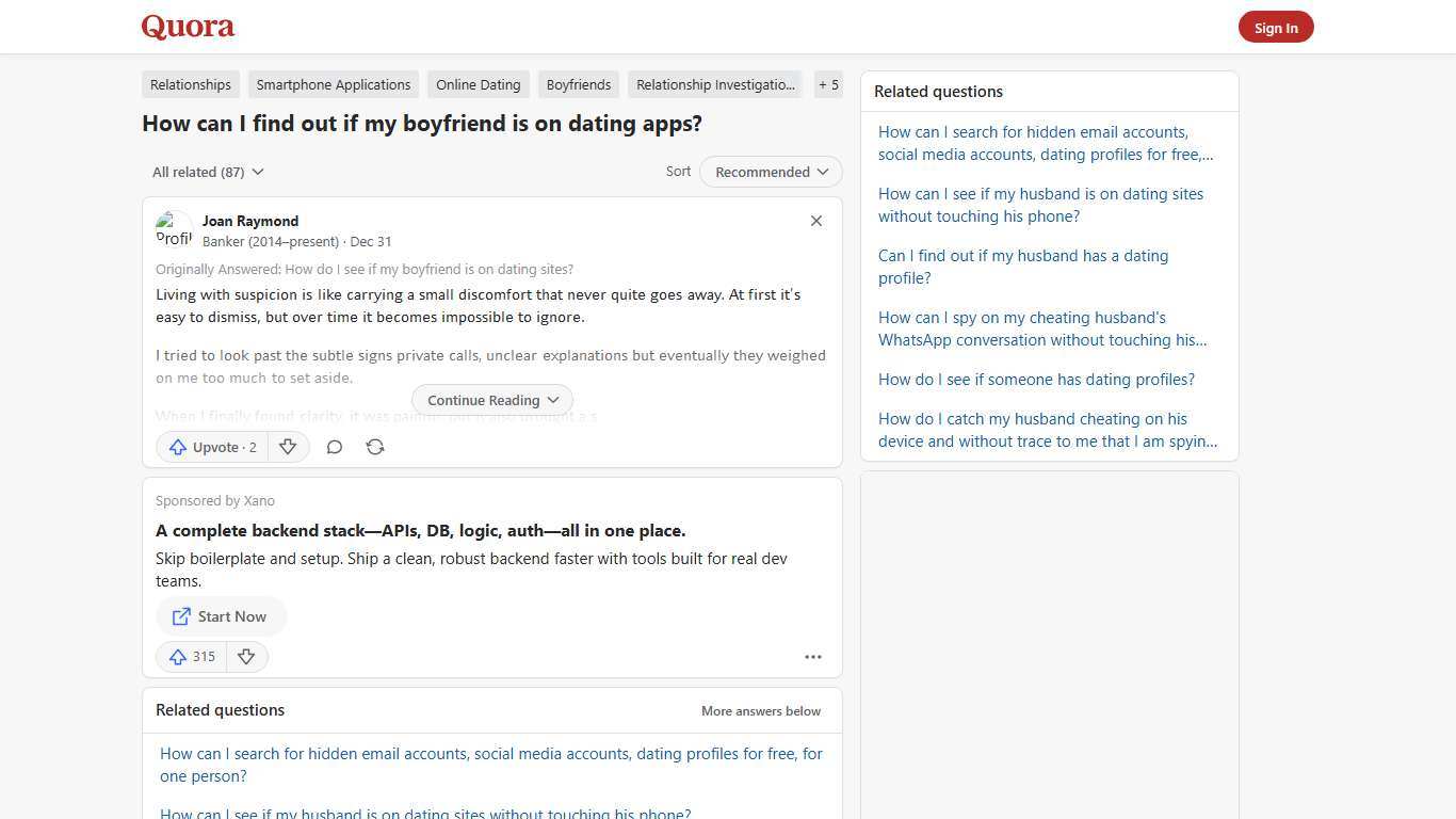 How to find out if my boyfriend is on dating apps - Quora